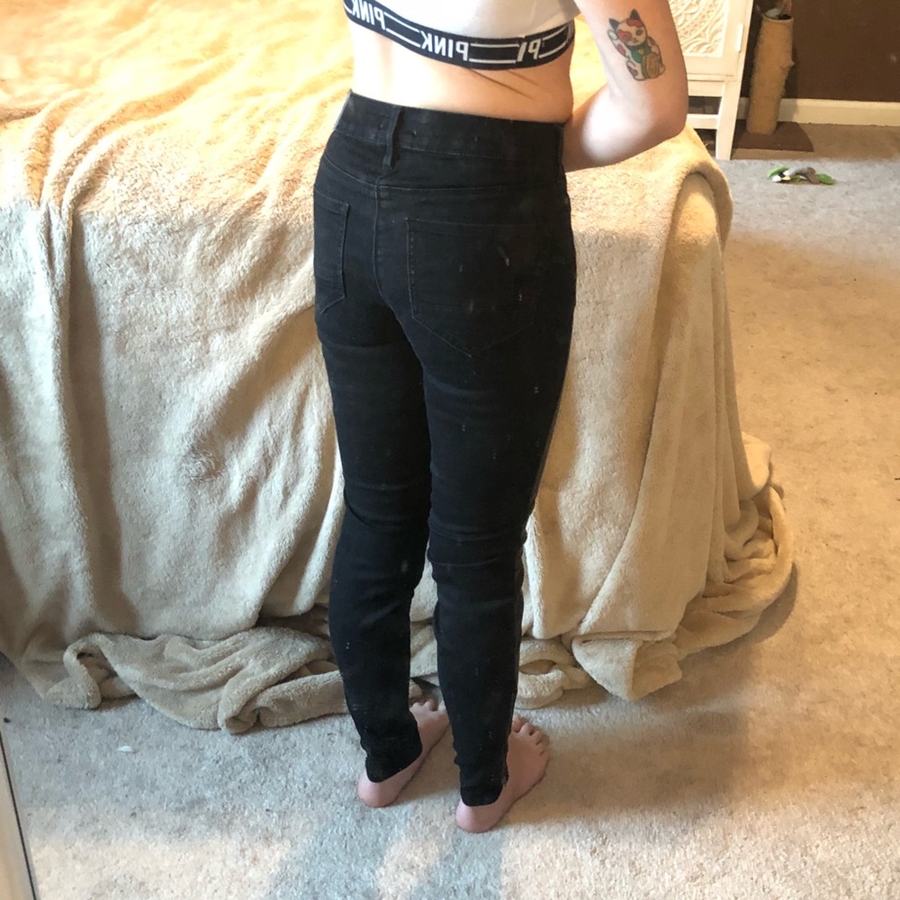 Kendal & Kylie Faux Leather Front Pants - Picture 8 of 8